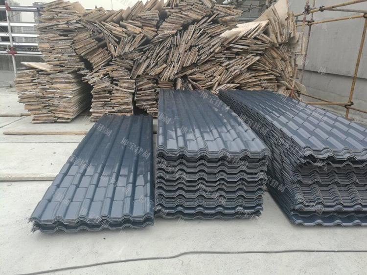 坤寶合成樹(shù)脂瓦助力成都西北中學(xué)建設健康校園