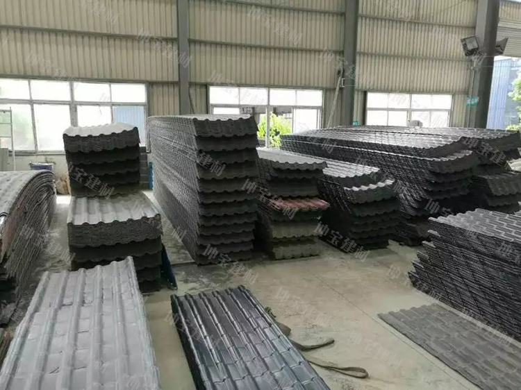 支援災區重建的樹(shù)脂瓦