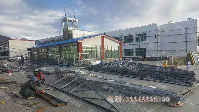 錯那縣中學(xué)樹(shù)脂瓦平改坡工程