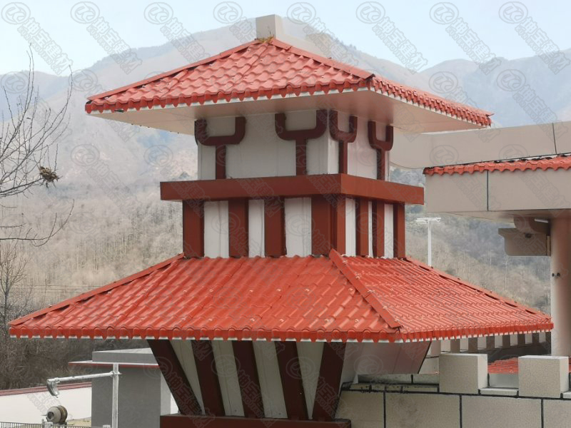 合成樹(shù)脂瓦收費站案例 合成樹(shù)脂瓦收費站案例