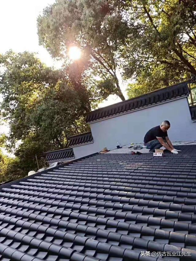 古瓦新制，樹(shù)脂仿古瓦為現代仿古建筑添磚加瓦