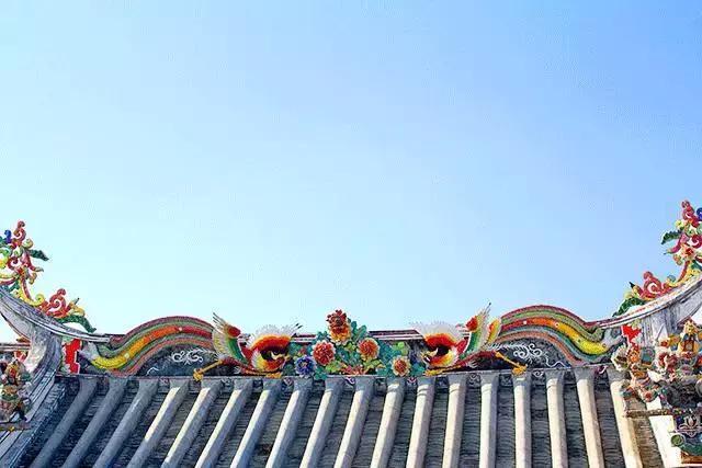 潮州嵌瓷，屋頂生花