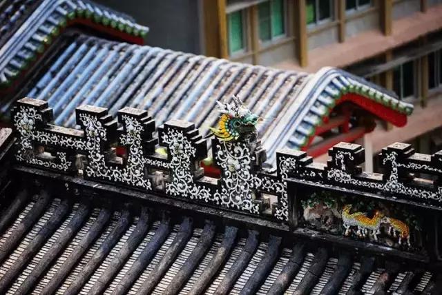 潮州嵌瓷，屋頂生花