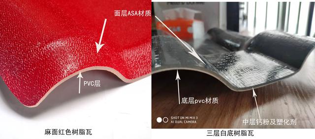 樹(shù)脂瓦灰底的和白底的區別？三層和兩層合成樹(shù)脂瓦那種好？